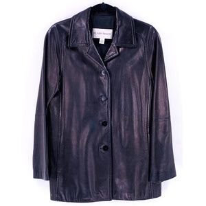 Ellen Tracy Jackets & Coats - ELLEN TRACY Black Leather Blazer Small Jacket Ellen Tracy Jackets & Coats - ELLEN TRACY Black Leather Blazer Small Jacket